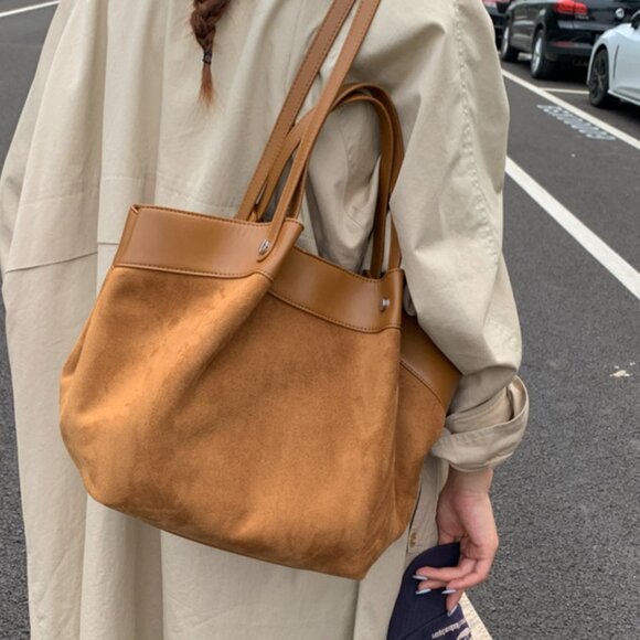 Lightweight Classic Color Tote Bag - Terracotta - Picture 3 of 3